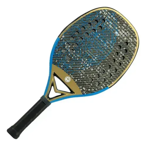 Raquete De Beach Tennis Turquoise Dna - Blue