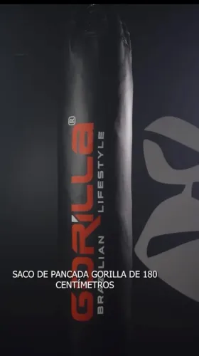 SACO DE PANCADA 180 cm - TREINO BOXE - PROFISSIONAL GORILLA
