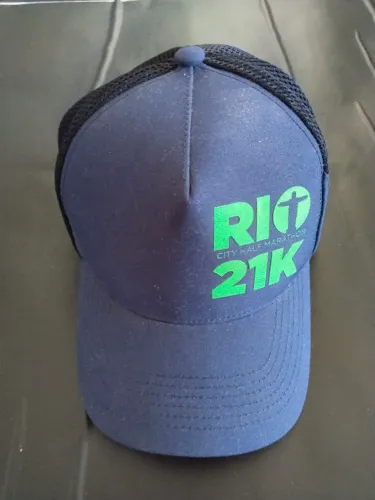 Boné Mizuno Meia maratona do Rio de Janeiro.