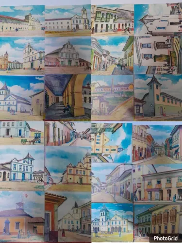 Cartões Originais 1954 - São Paulo Antigo - J. Wasth Rodrigues - 24/25