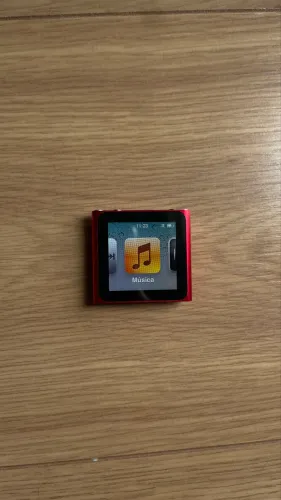 iPod Nano 6ª Geração Vermelho Apple Funcional + Acessórios