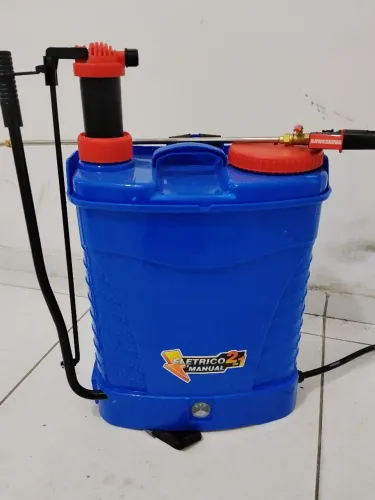 Pulverizador costal elétrico e manual 