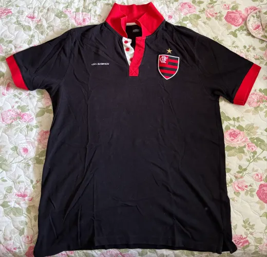 Camisa Polo Flamengo Olympikus bem conservada, usada poucas vezes, tamanho G.