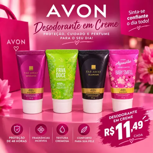 Desodorante em creme avon