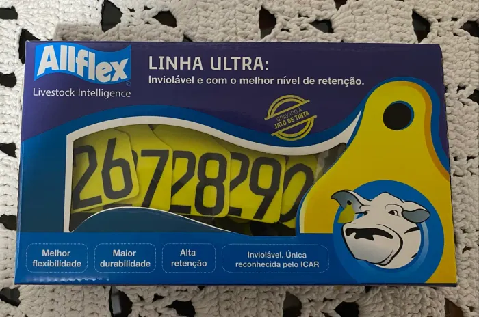Vende-se brincos de identificação novos para bovinos da marca Allflex