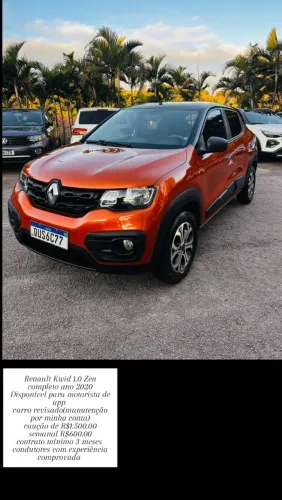 Locação de veículo para motorista de aplicativo 
