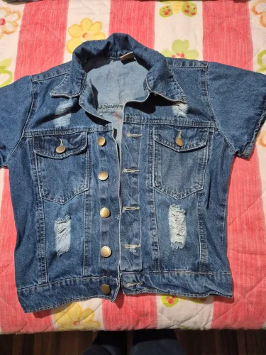 Colete Jeans tamanho P
