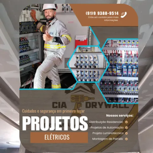 Serviços Elétricos residencial e industrial.