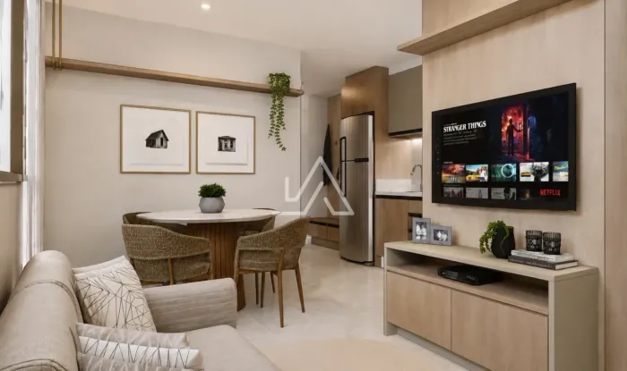 APARTAMENTO DE UM DORMITÓRIO COM VAGA DE RAGEM NO CENTRO
