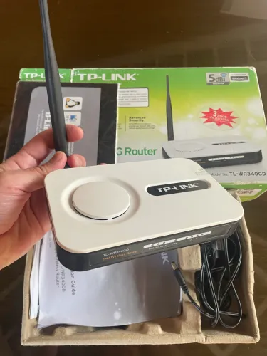 Roteador TP-Link TL-WR340GD 54Mbps - Novo na Caixa