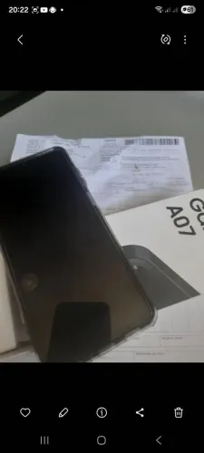 Samsung a07 256gb em excelente estado sem um arranhão 