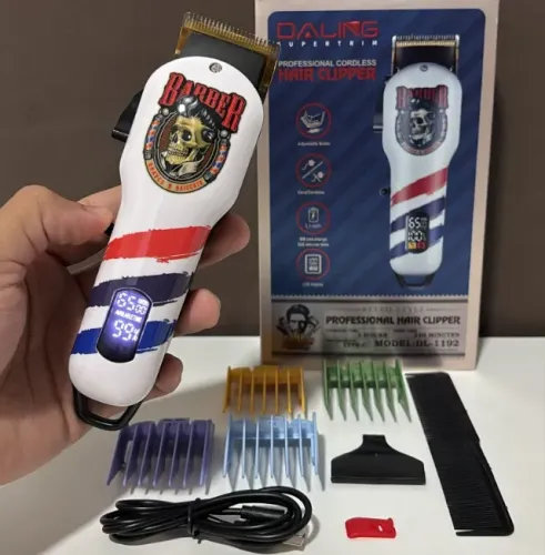 MAQUINA DE CORTAR CABELO SEM FIO DALING