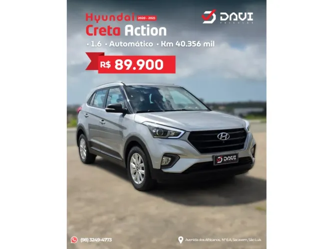 Hyundai Creta Action 1.6 16V Flex AUT 2021