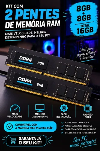 Memória ram 2 pente por 750