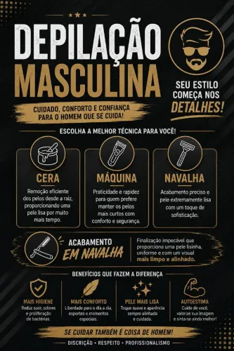 Depilação Masculina