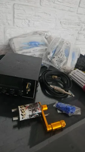 KIT DE EQUIPAMENTOS COMPLETO PARA TATUAGEM