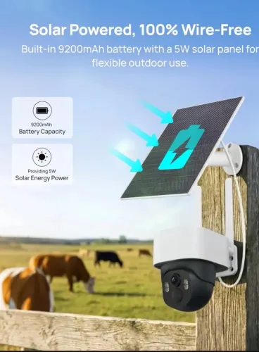 Câmera De Segurança Solar Aurumbach 4g Lte Ao Ar Livre