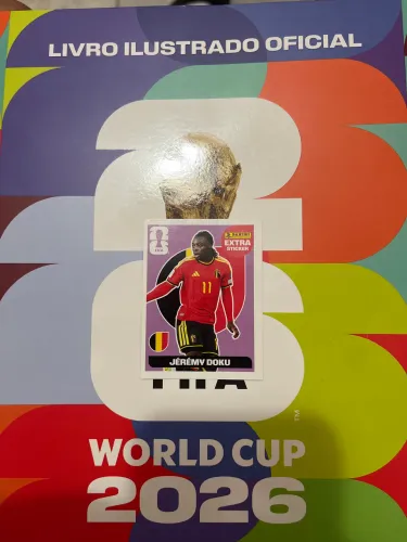 PRECO A NEGOCIAR  Extra Sticker - Bélgica - Jéremy Doku - Legend
