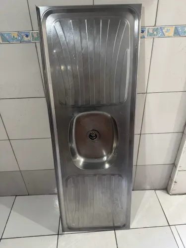 Vendo pia de inox 1,50