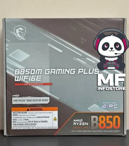 Placa Mãe B850M Gaming Plus Wifi6E MSI