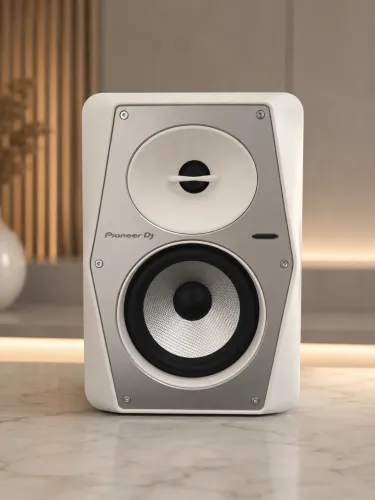 Monitor de Áudio Pioneer DJ VM-50 Branco - Semi nova 