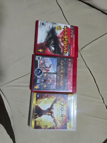 Jogos de ps3 god of war 1,2,3 e ascesion