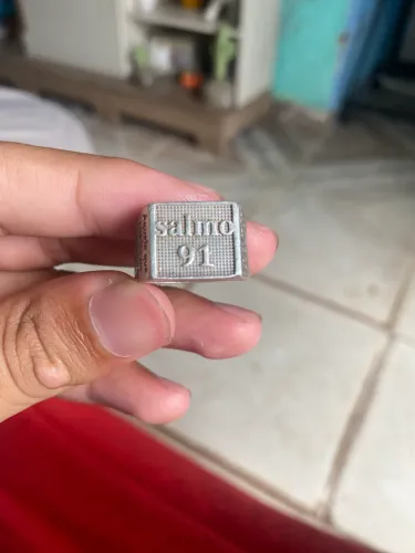 Anel de prata novo