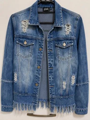 Jaqueta jeans  adulto estonada