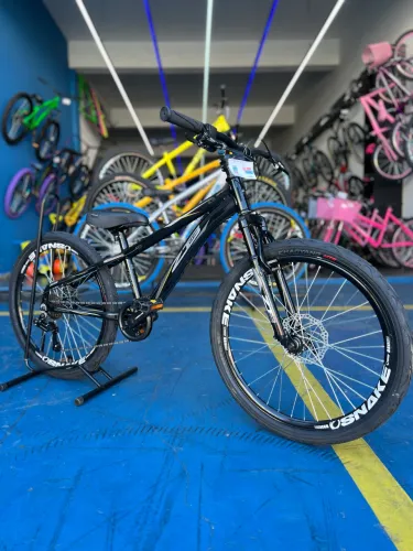Bicicleta ZT3 aro 24 com marcha - Preta