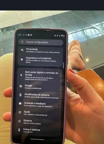 Moto g62 com nfc e biometria 250