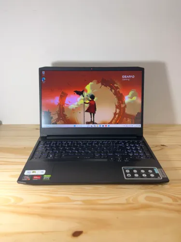 Notebook Gamer Lenovo - RTX 3060 / Ryzen 7 5800H / 16GB de Ram / SSD 1TB (Aceito Trocas)