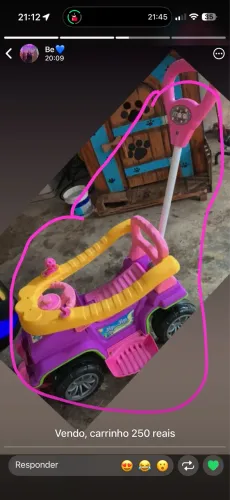Carrinho para criança 