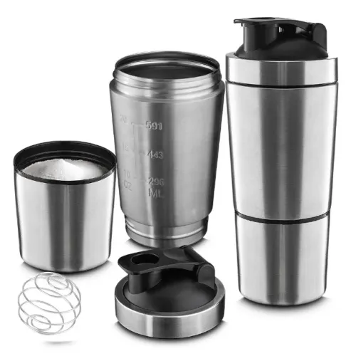 Coqueteleira Inox 750ml - Profissional, Resistente e Elegante! ?