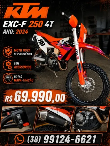 KTM EXC-F 250 2024 muito nova