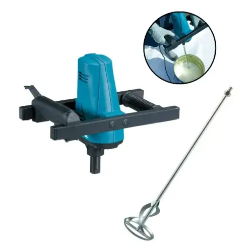 Combo Misturador Elétrico Argamassa Makita Ut1200 Barra M14