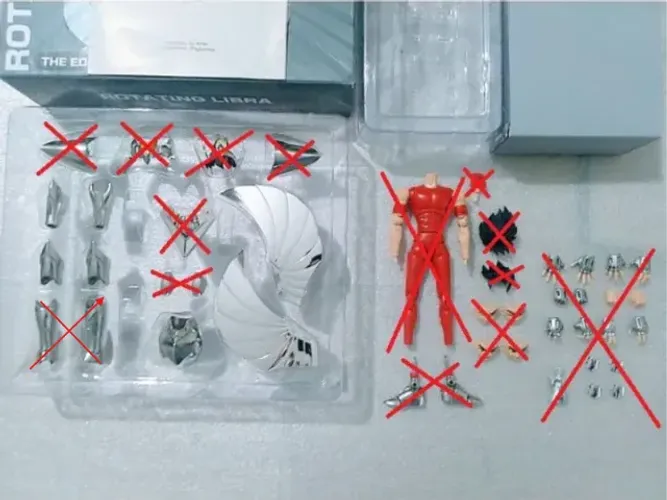 Peças para Cloth Myth Ex Seiya Pegasus V3 GT - braceletes, peitoral, coxas