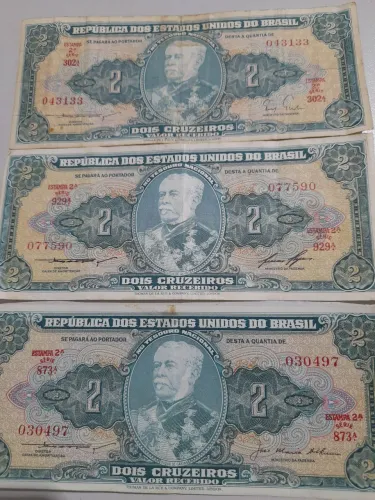 Cedulas 2 Cruzeiros