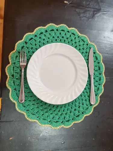 Sousplat de crochê