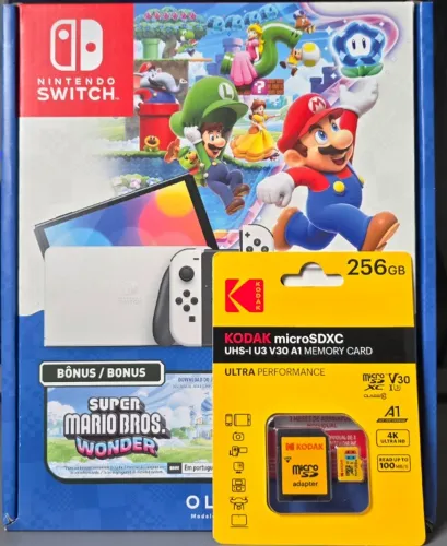 Nintendo Switch OLED - Desbloqueado NOVO