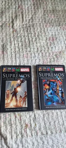 Lote 2 HQs Capa Dura Os Supremos (Super-Humano + Segurança Nacional salvat