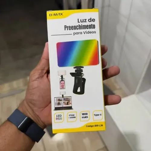 LUZ DE PREENCHIMENTO PARA VIDEOS, CAMERAS, CELULARES , TABLETS.