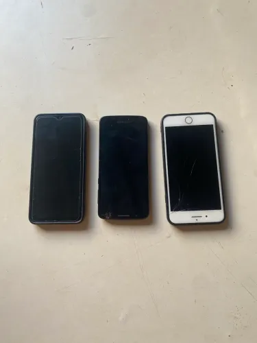 Aparelho IPhone 8 Plus e outros.