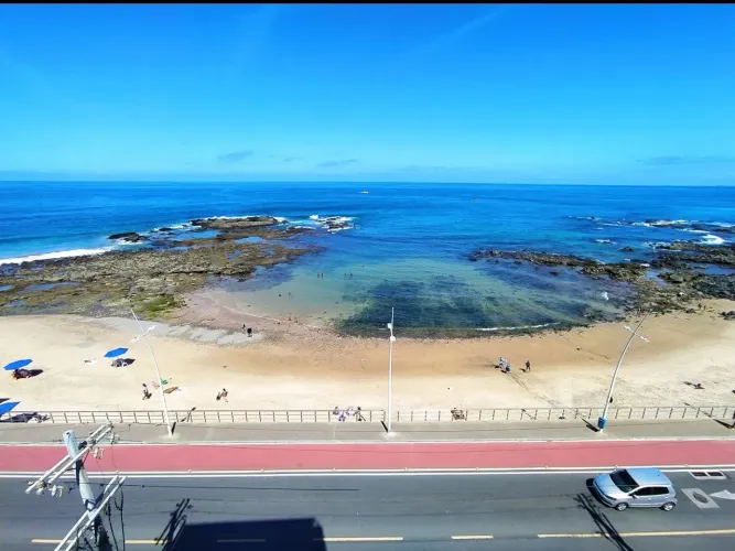 Apartamento Vista Mar - Orla Ondina  - Tudo incluso!