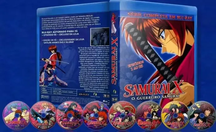 SAMURAI X (1996) BOX BLU-RAY COM LUVA E CARDS