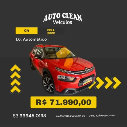 Citroen C4 Cactus Feel Pack 1.6 16V Flex AUT 2022