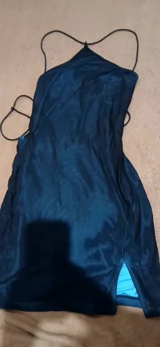 Vestidos branco, vermelho, Azul