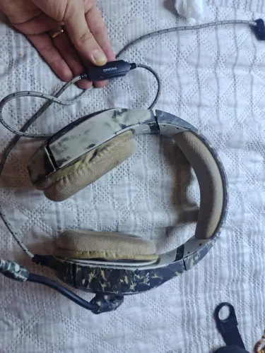 FONE DE OUVIDO HEADSET GAMER PROFISSIONAL K1B CAMUFLADO