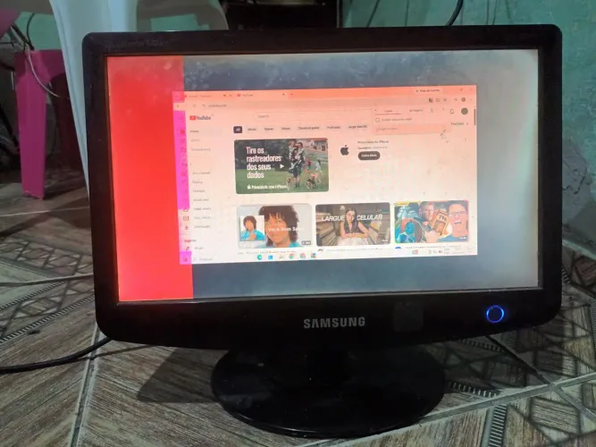 Monitor Samsung 632NW Plus 15.6" Para Retirada De Peças / Placas Valor Negociável