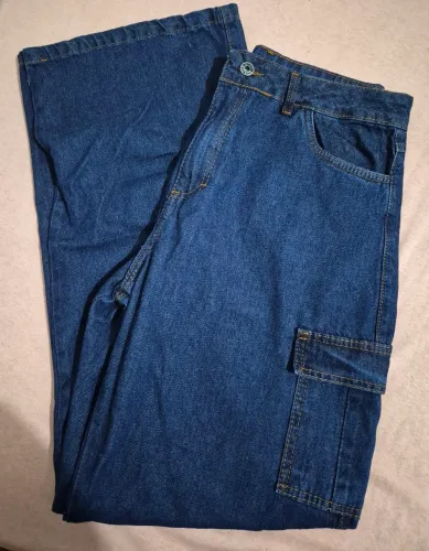 Calça Cargo Wide Leg