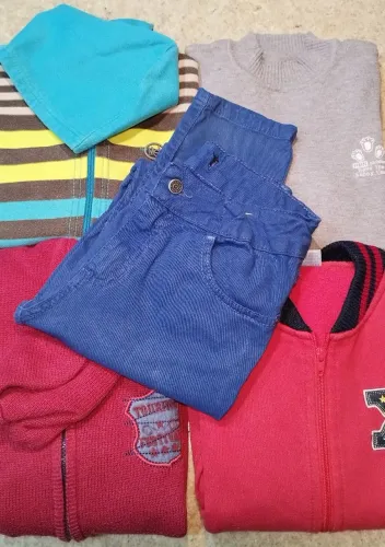 Combo kit com 5 peças menino Tam 6